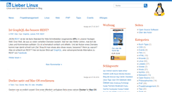 Desktop Screenshot of lieber-linux.de