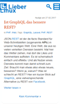 Mobile Screenshot of lieber-linux.de